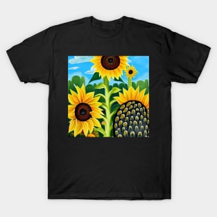 Sunflowers and Cacti T-Shirt